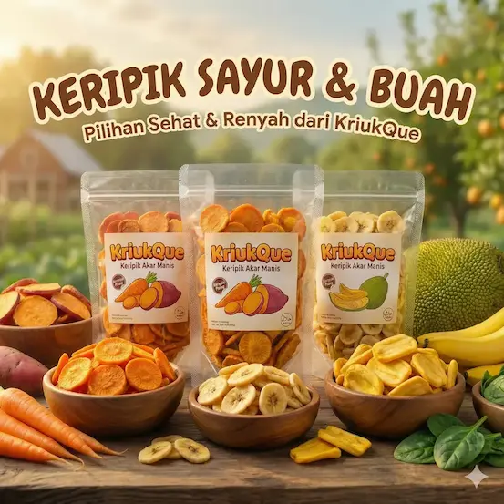 Keripik Sayur & Buah Rilldelish